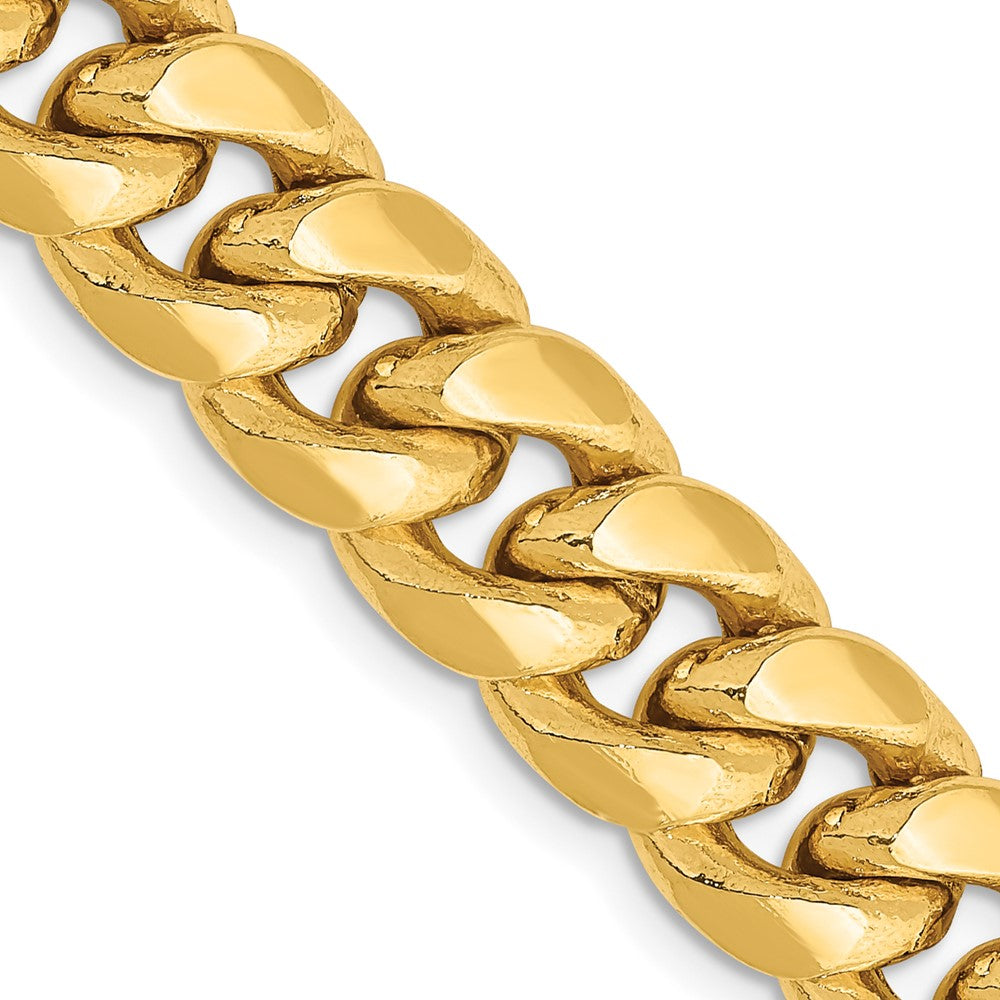 14k 9.3mm Semi-Solid Miami Cuban Chain