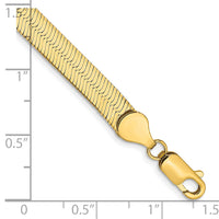 Load image into Gallery viewer, 14k 5.5mm Silky Herringbone Chain
