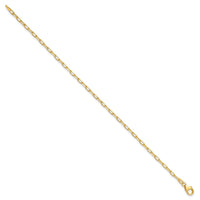 Load image into Gallery viewer, 14k 2.2mm Solid Beveled D/C Paperclip Chain
