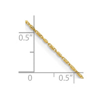 Load image into Gallery viewer, 14K .90mm Polished and Diamond Cut Fancy Link Chain
