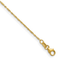 Load image into Gallery viewer, 14K .90mm Polished and Diamond Cut Fancy Link Chain
