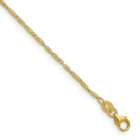 Load image into Gallery viewer, 14K 1.20mm Polished and Diamond Cut Fancy Link Chain
