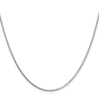Load image into Gallery viewer, 14K White Gold 1.10mm Box Chain
