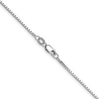 Load image into Gallery viewer, 14K White Gold 1.10mm Box Chain
