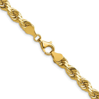 Load image into Gallery viewer, 14K 6.5mm Diamond-Cut Rope Chain
