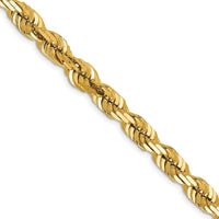 Load image into Gallery viewer, 14K 6.5mm Diamond-Cut Rope Chain
