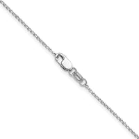 Load image into Gallery viewer, 14K White Gold 1.1mm D/C Round Cable Chain
