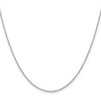 Load image into Gallery viewer, 14K White Gold 1.25mm D/C Round Cable Chain
