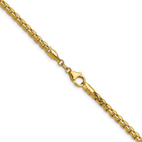 Load image into Gallery viewer, 14K 3.7mm Semi-Solid D/C Round Box Chain
