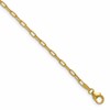 14k 2.2mm Semi-Solid Paperclip Chain
