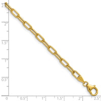Load image into Gallery viewer, 14k 3.7mm Semi-Solid Paperclip Chain

