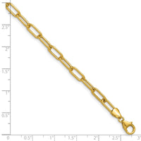 Load image into Gallery viewer, 14k 4.5mm Semi-Solid Paperclip Chain
