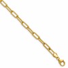 14k 4.5mm Semi-Solid Paperclip Chain