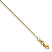Load image into Gallery viewer, 14K 1mm D/C Oval Link Chain
