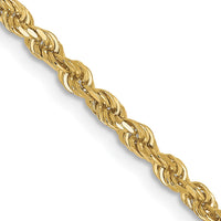 Load image into Gallery viewer, 10K 2.5mm Diamond-Cut Rope Chain

