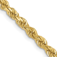 Load image into Gallery viewer, 10K 2.75mm Diamond-Cut Rope Chain
