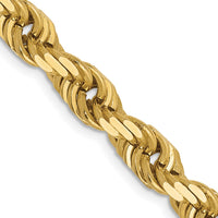 Load image into Gallery viewer, 10K 5.5mm Diamond-Cut Rope Chain
