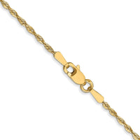 Load image into Gallery viewer, 10K 1.5mm Diamond-Cut Lightweight Rope Chain
