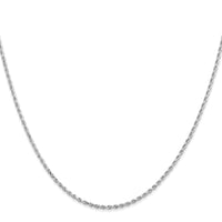 Load image into Gallery viewer, 10K White Gold 1.75mm Diamond-Cut Rope Chain
