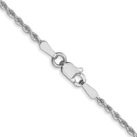 Load image into Gallery viewer, 10K White Gold 1.75mm Diamond-Cut Rope Chain
