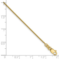 Load image into Gallery viewer, 10K 1mm Spiga Chain Anklet

