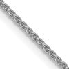 10k White Gold 1mm Spiga Chain