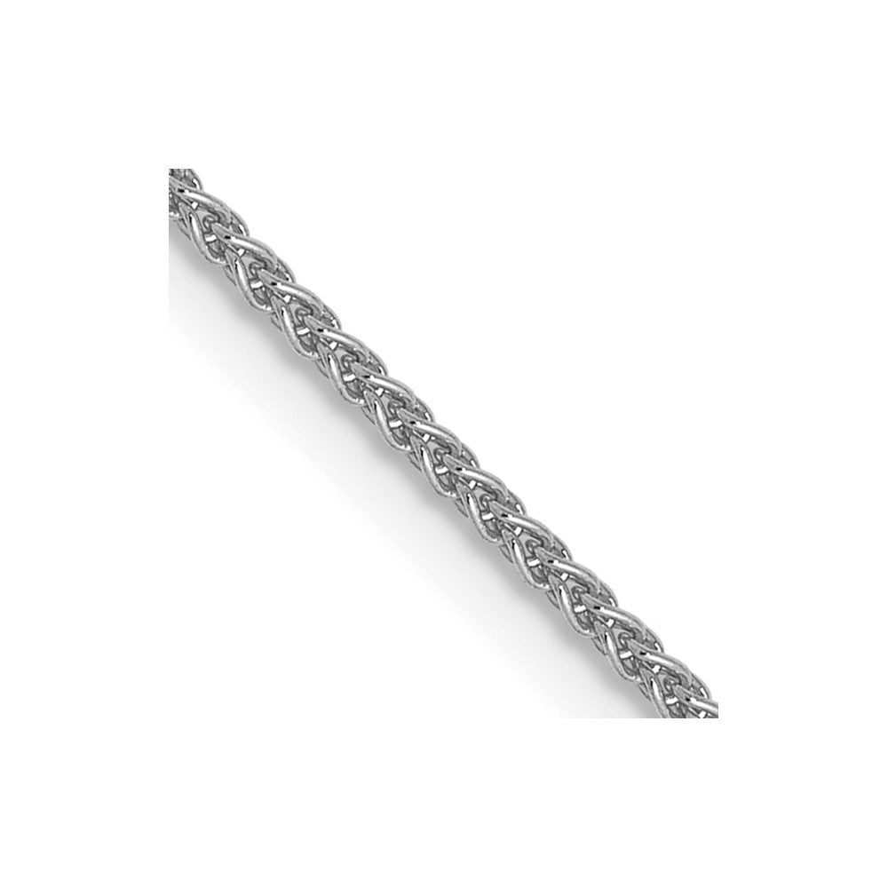 10k White Gold 1mm Spiga Chain