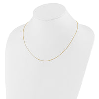 Load image into Gallery viewer, 10K Adjustable .55mm Baby Box Chain
