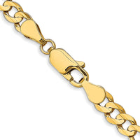 Load image into Gallery viewer, 10K 4.5mm Concave Figaro Chain
