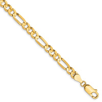 Load image into Gallery viewer, 10K 4.5mm Concave Figaro Chain
