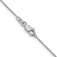 Load image into Gallery viewer, 10K White Gold .65mm D/C Spiga Chain
