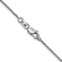 Load image into Gallery viewer, 10k White Gold 1mm D/C Spiga Chain
