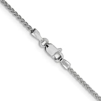 Load image into Gallery viewer, 10K White Gold 1.5mm  D/C Spiga Chain
