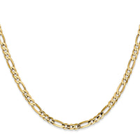 Load image into Gallery viewer, 10k 4mm Concave Figaro Chain
