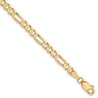 Load image into Gallery viewer, 10K 4mm Concave Figaro Chain
