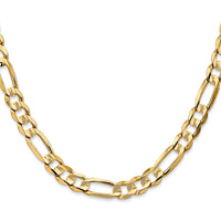 Load image into Gallery viewer, 10K 6.75mm Concave Figaro Chain
