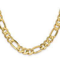 Load image into Gallery viewer, 10k 8.75mm Concave Figaro Chain
