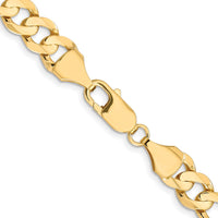 Load image into Gallery viewer, 10k 8.75mm Concave Figaro Chain

