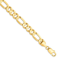 Load image into Gallery viewer, 10K 8.75mm Concave Figaro Chain
