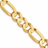 10K 8.75mm Concave Figaro Chain
