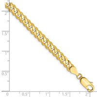 Load image into Gallery viewer, 10K 4.6mm Flat Beveled Curb Chain
