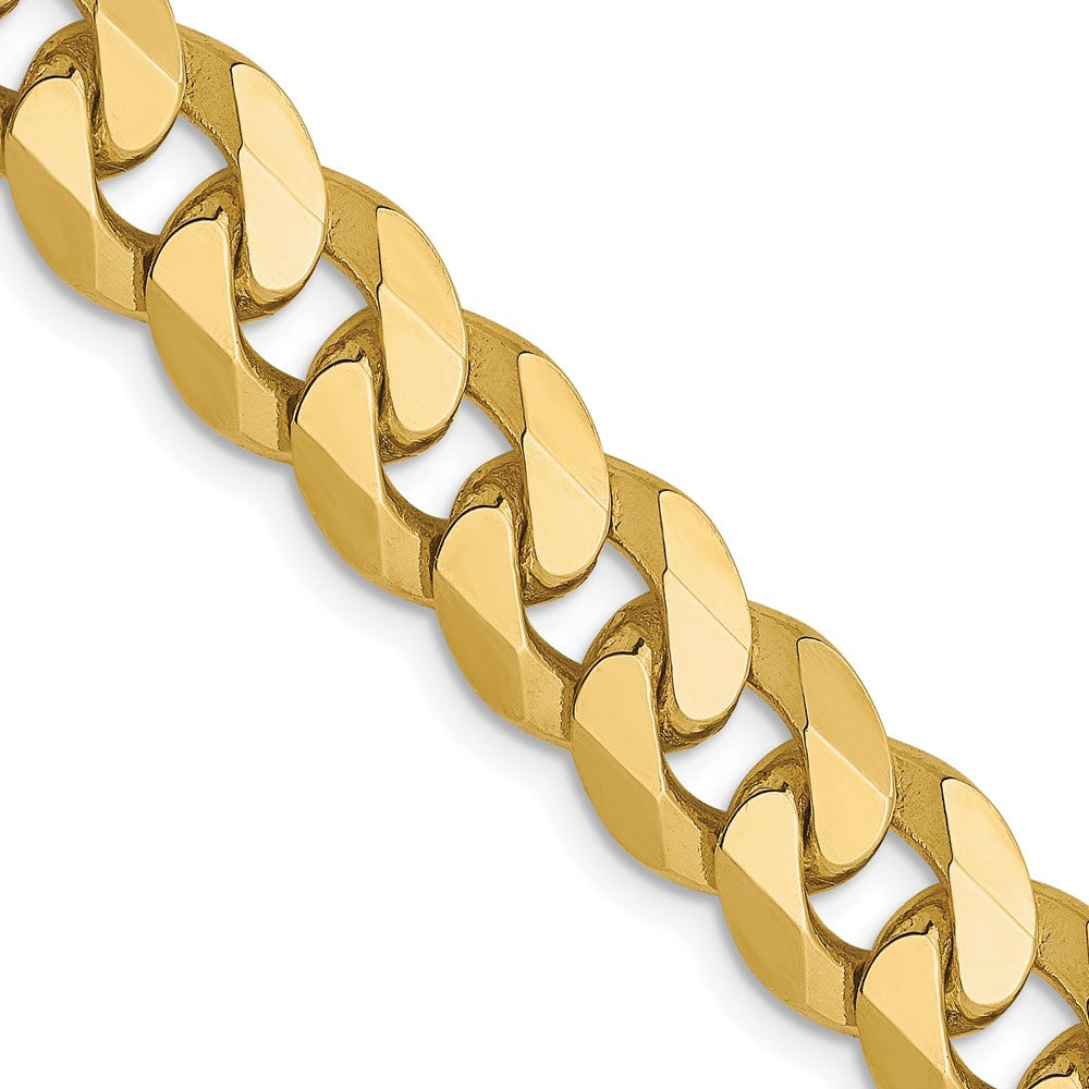 10K 8mm Flat Beveled Curb Chain
