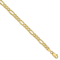 Load image into Gallery viewer, 10K 4.75mm Semi-Solid Figaro Chain
