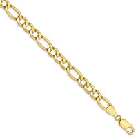 Load image into Gallery viewer, 10K 5.35mm Semi-Solid Figaro Chain

