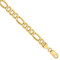 Load image into Gallery viewer, 10K 7.3mm Semi-Solid Figaro Chain
