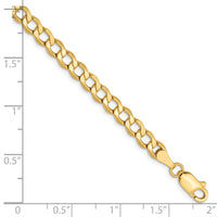 Load image into Gallery viewer, 10K 4.3mm Semi-Solid Curb Chain

