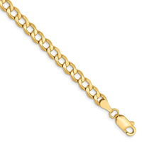 Load image into Gallery viewer, 10K 4.3mm Semi-Solid Curb Chain
