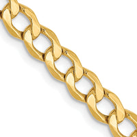 Load image into Gallery viewer, 10k 4.3mm Semi-Solid Curb Chain
