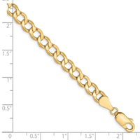 Load image into Gallery viewer, 10K 5.25mm Semi-Solid Curb Chain
