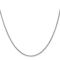 Load image into Gallery viewer, 14K White Gold 1mm Box Chain
